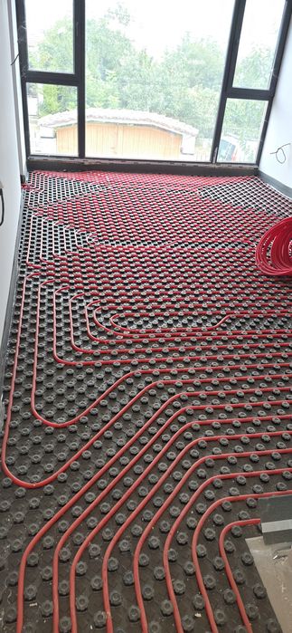 Изграждане на водно подово отопление