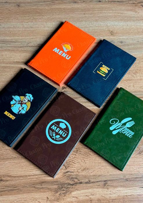 Menu va check holder. Restoran va kafelar uchun.