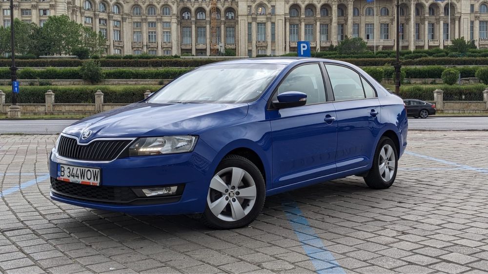 Inchirieri masini ieftine Bucuresti Skoda Rapid manual diesel rent car