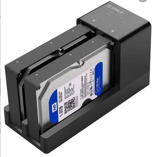 Док-станция 3.5"/2.5" Orico 6528US3-C (SATA, USB 3.0) Black