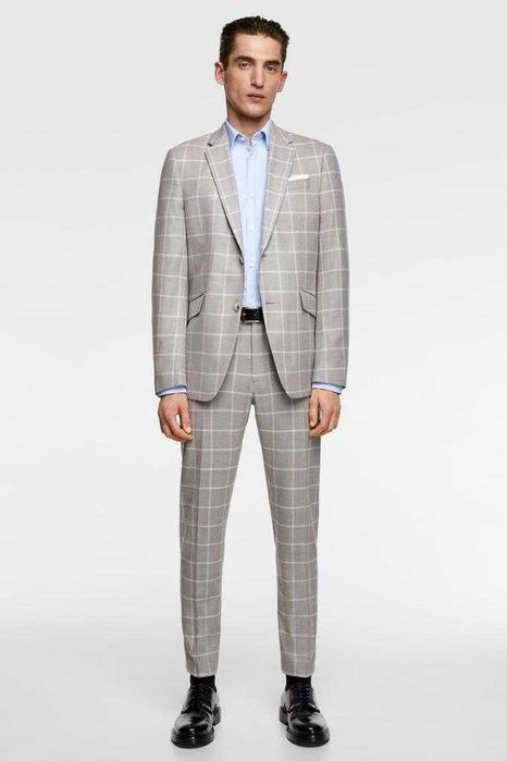 Костюм брючный, мужской, молодежный, модный)