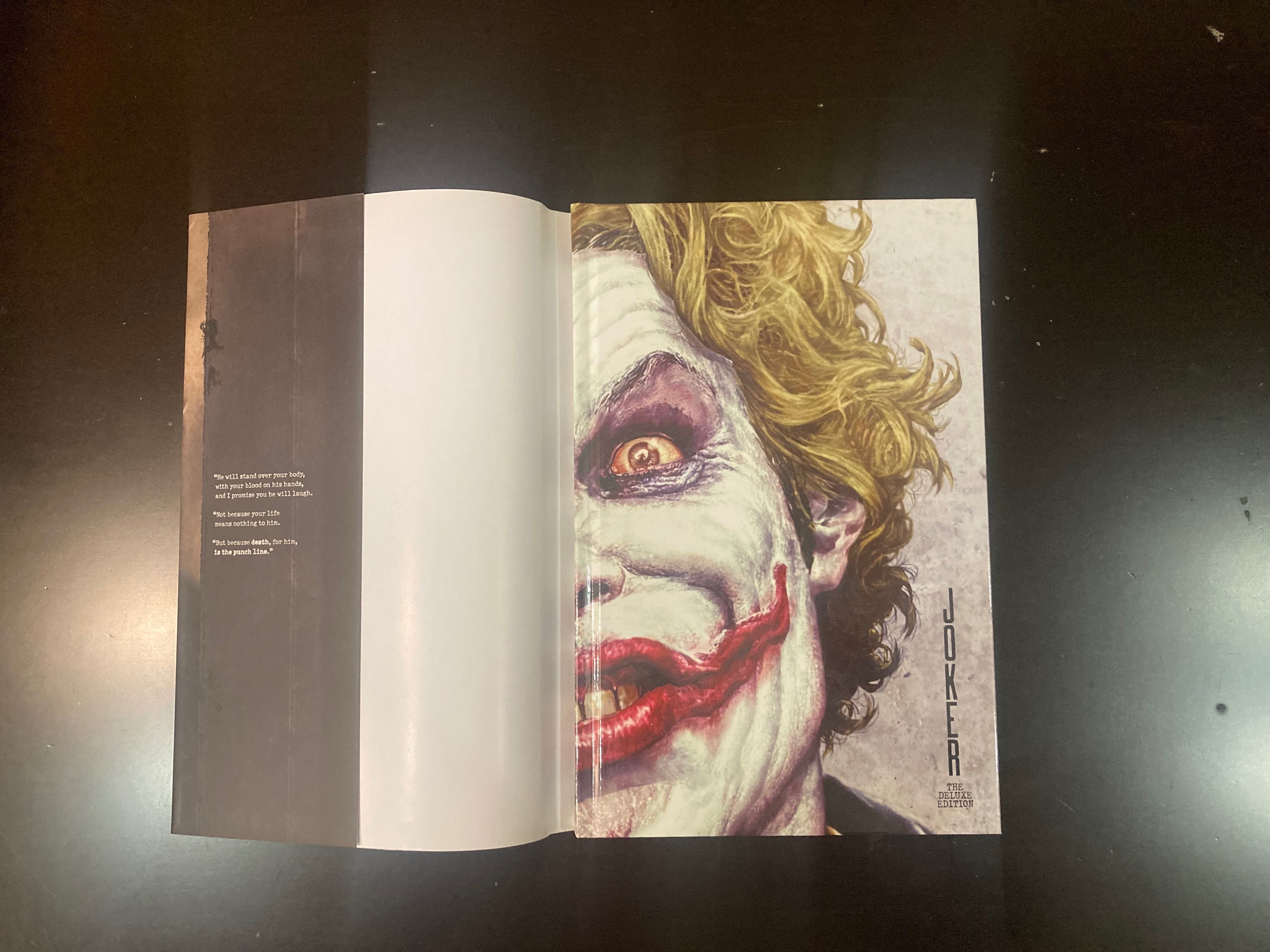 Joker Deluxe Edition, комикс, графичен роман