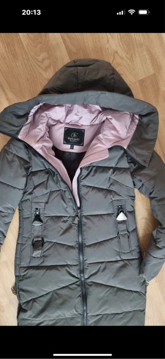 Geaca de iarna cu guler natural