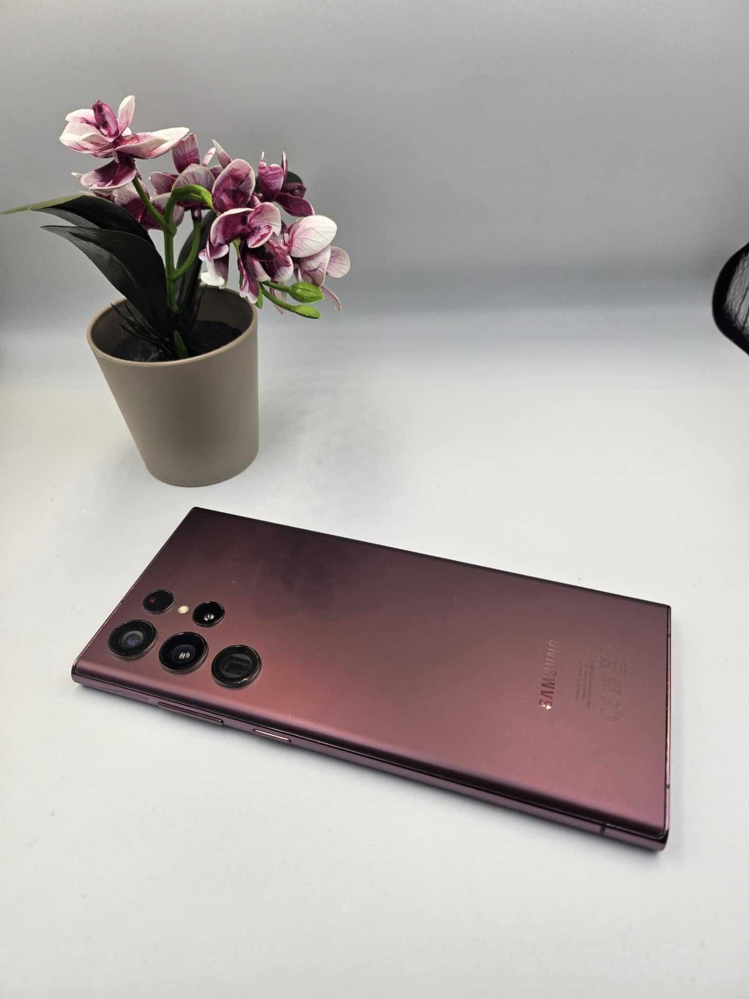 Hope Amanet P5-Samsung S22 Ultra, Burgundy, 128GB/8GB, Liber retea