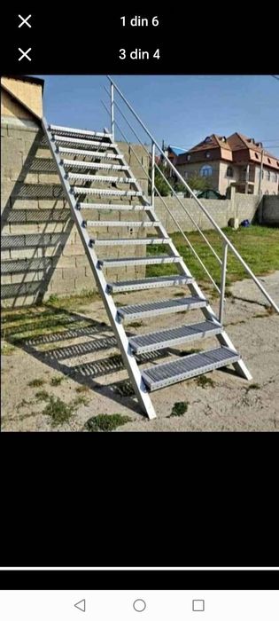 Vând scări zincate la oferirea clientului ne deplasăm ori unde in țara