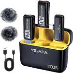 Set Microfon Lavaliera NOU, Yejata K6 Type C, 2TX+RX
