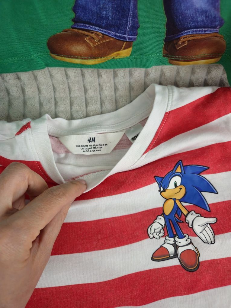 Tricouri+set Super Mario/Sonic 4-6 ani