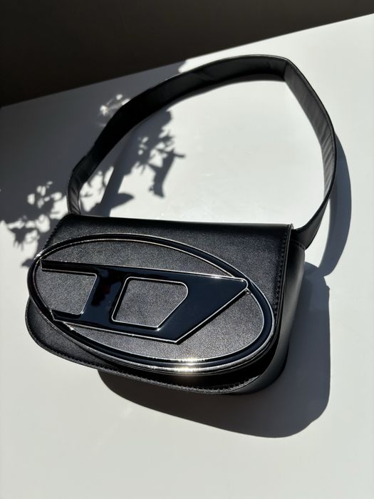 Diesel кожена черна чанта