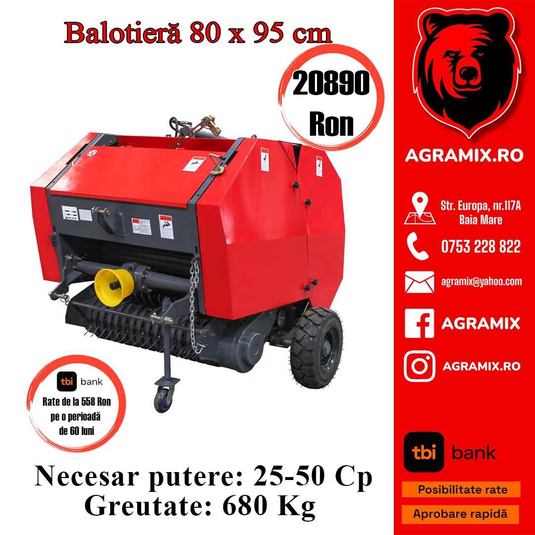 Balotiera noua presa de balotat 80x95 cm cu ata sfoara Agramix