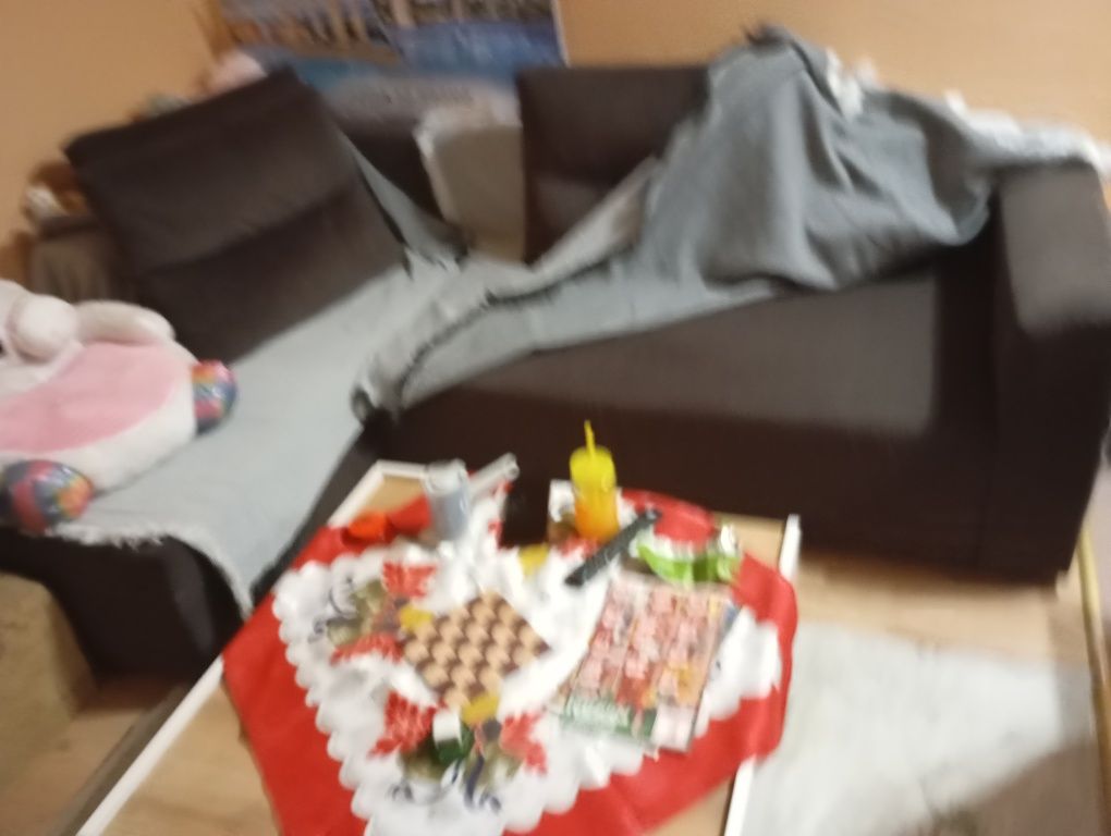 Разтегателен ъглов диван с ракла!