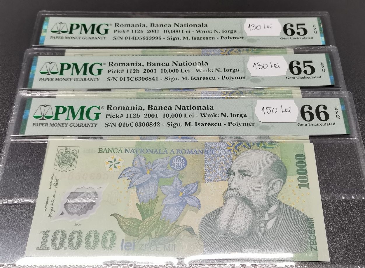 Bancnote românești gradate PMG