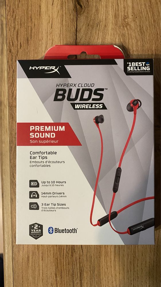 Casti wireless HyperX Cloud Buds (gaming, sport)