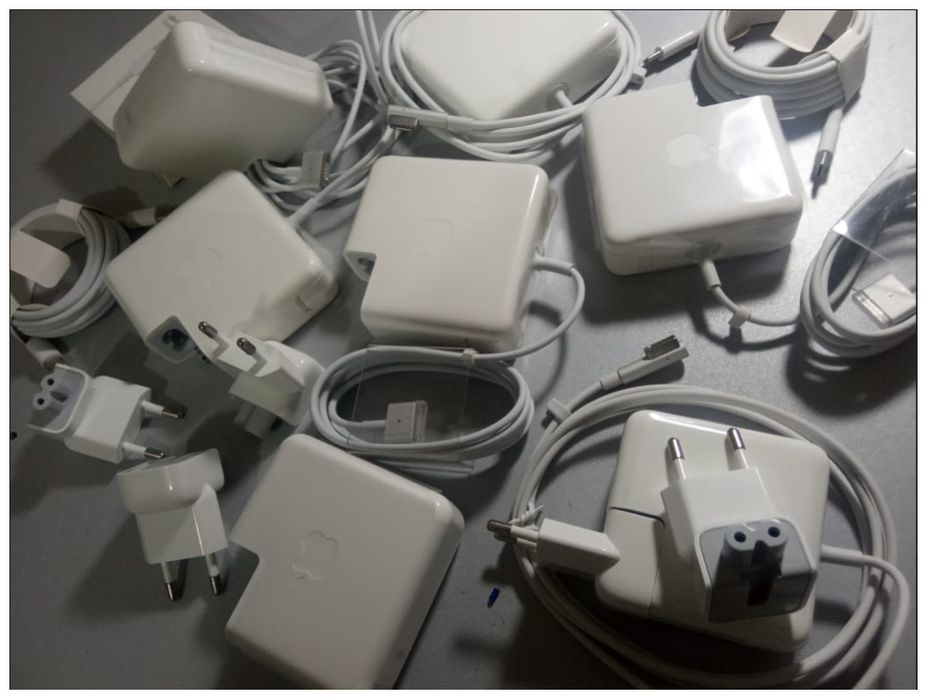 на MACBOOK зарядка, на все модели Блок питания и комплектующие