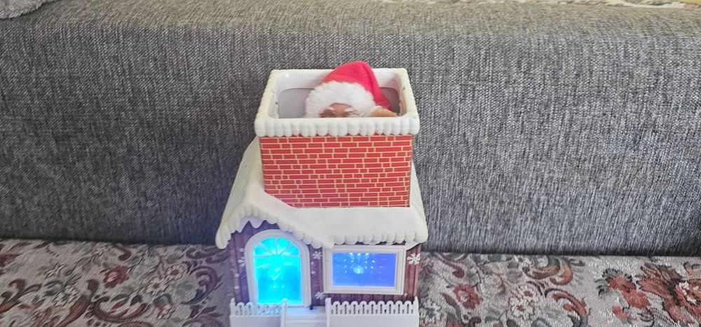 decoratiuni Craciun nasterea Domnului sanie mos Craciun