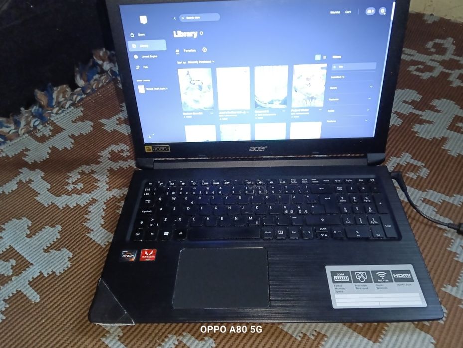 Laptop gaming Acer aspire 3 vând urgent !