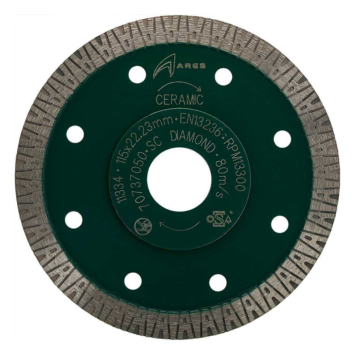 Disc taiere ceramica ARES CERAMIX PRO 115 mm