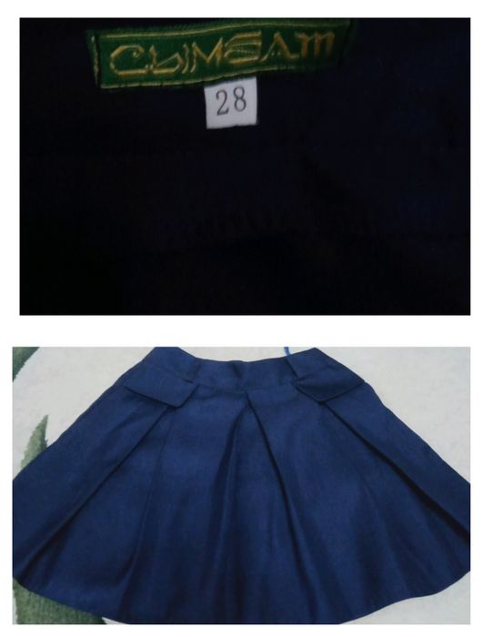 Продаётся школьный юбка. Цвет тёмно синий.