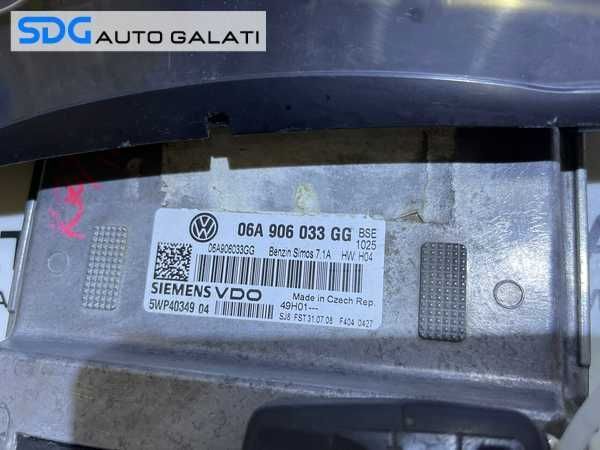 Kit Pornire ECU Calculator Motor Cip Cheie Ceas Bord Imobilizator VW Jetta 1.6 BSE 2006 - 2010 Cod 06A906033GG 5WP40349 [L4441]