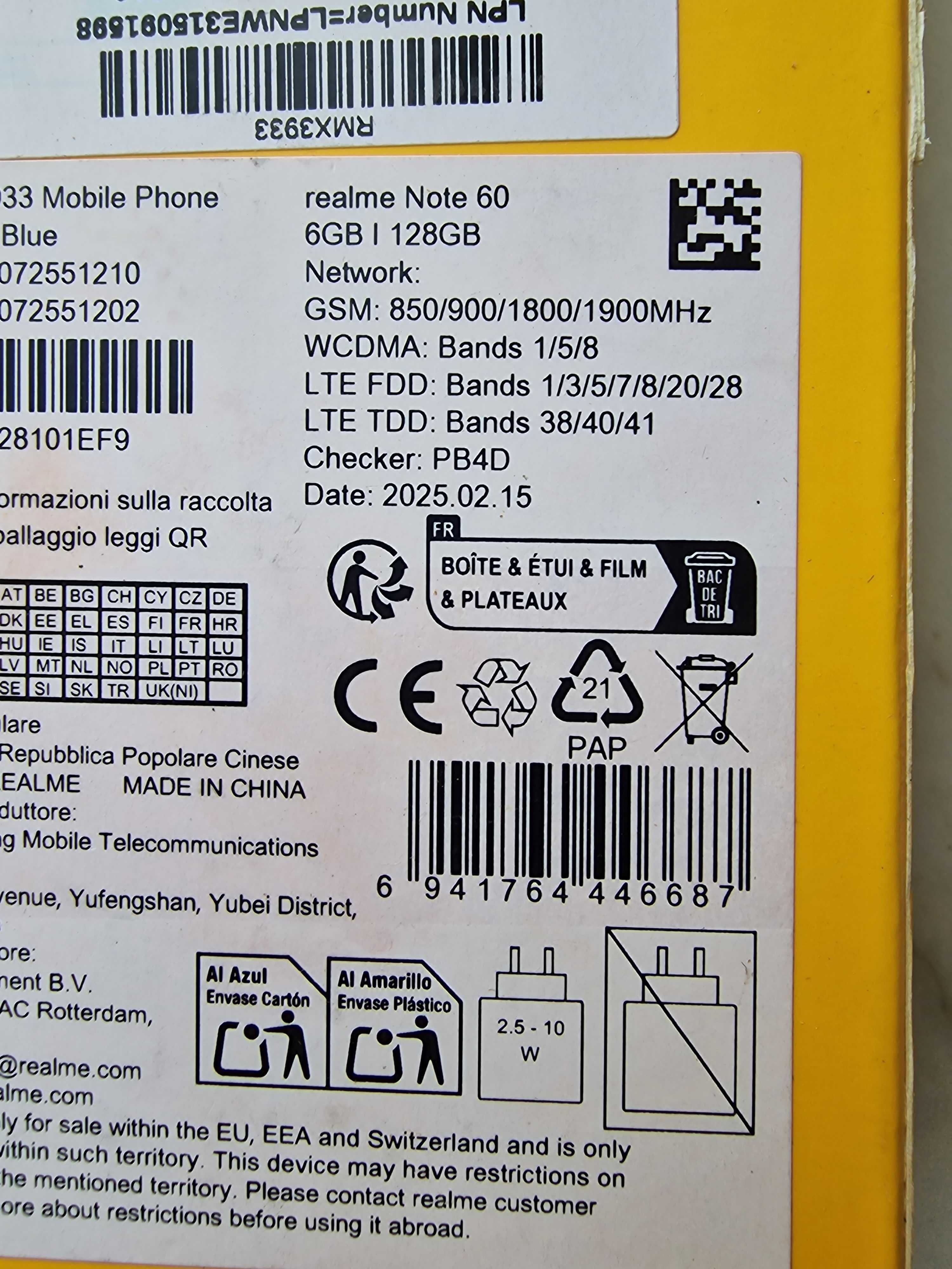 Telefon Relame note 60