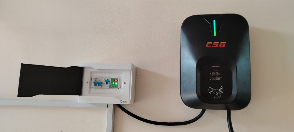 Установка электро зарядки 100$