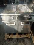 Friteuze profesionale 1/2 cuve pe GAZ 8-20Litri