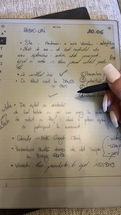 Tableta Remarkable Pro + Pen Plus + Husa originala