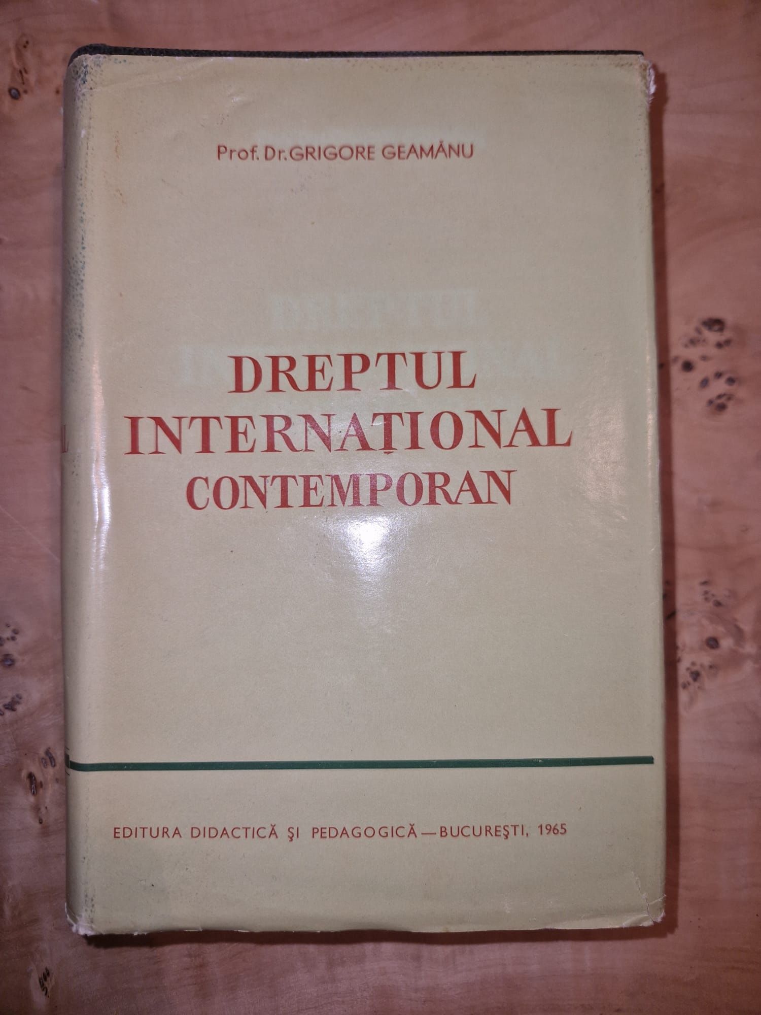 Dreptul internațional contemporan Grigore Geamanu