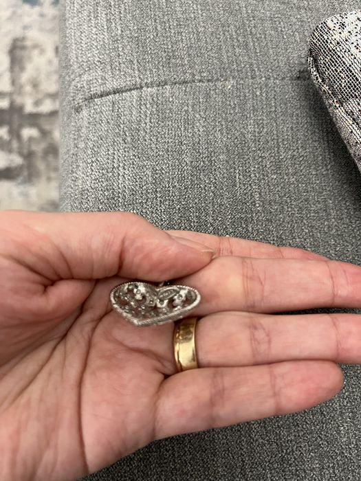 Medalion argint in forma de inima