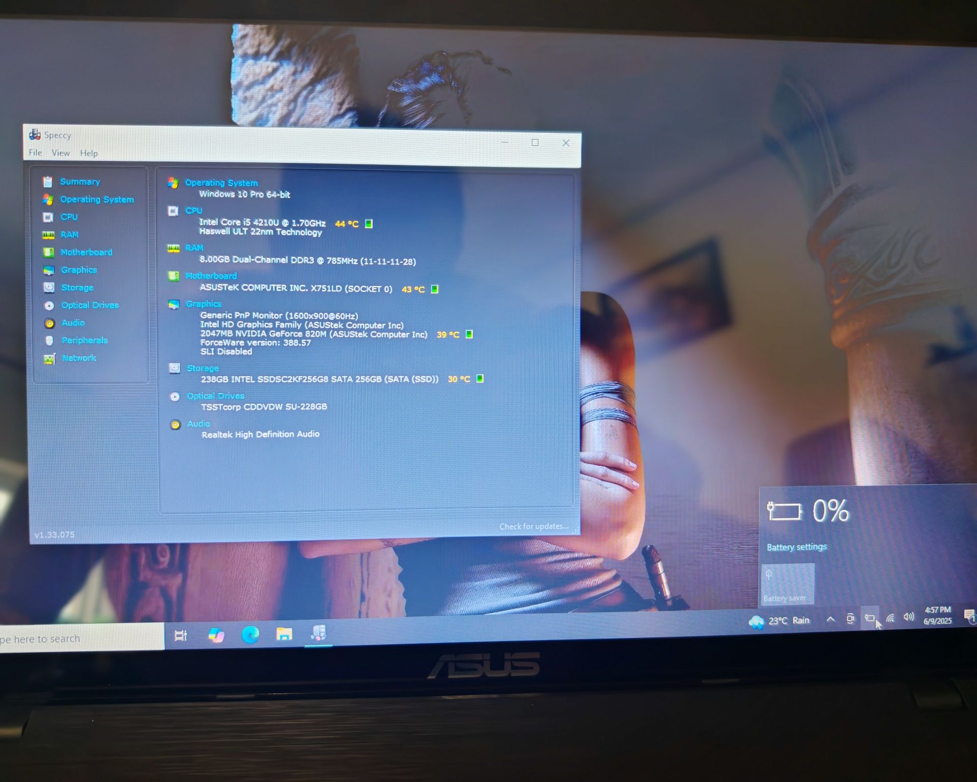 Laptop Asus X751L i5