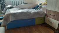 Детская кровать с ящиками