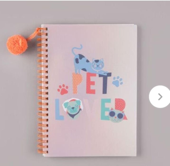 Продам блокнот на спирали  Pet Lover  размер 148*210мм,