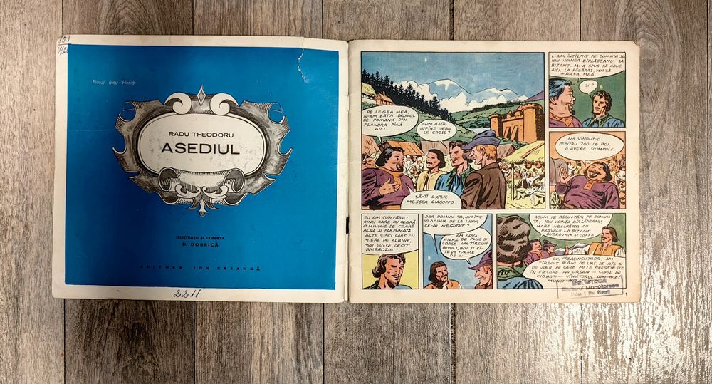 Benzi desenate Stramosii Neamul Soimarestilor Asediul banda desenata