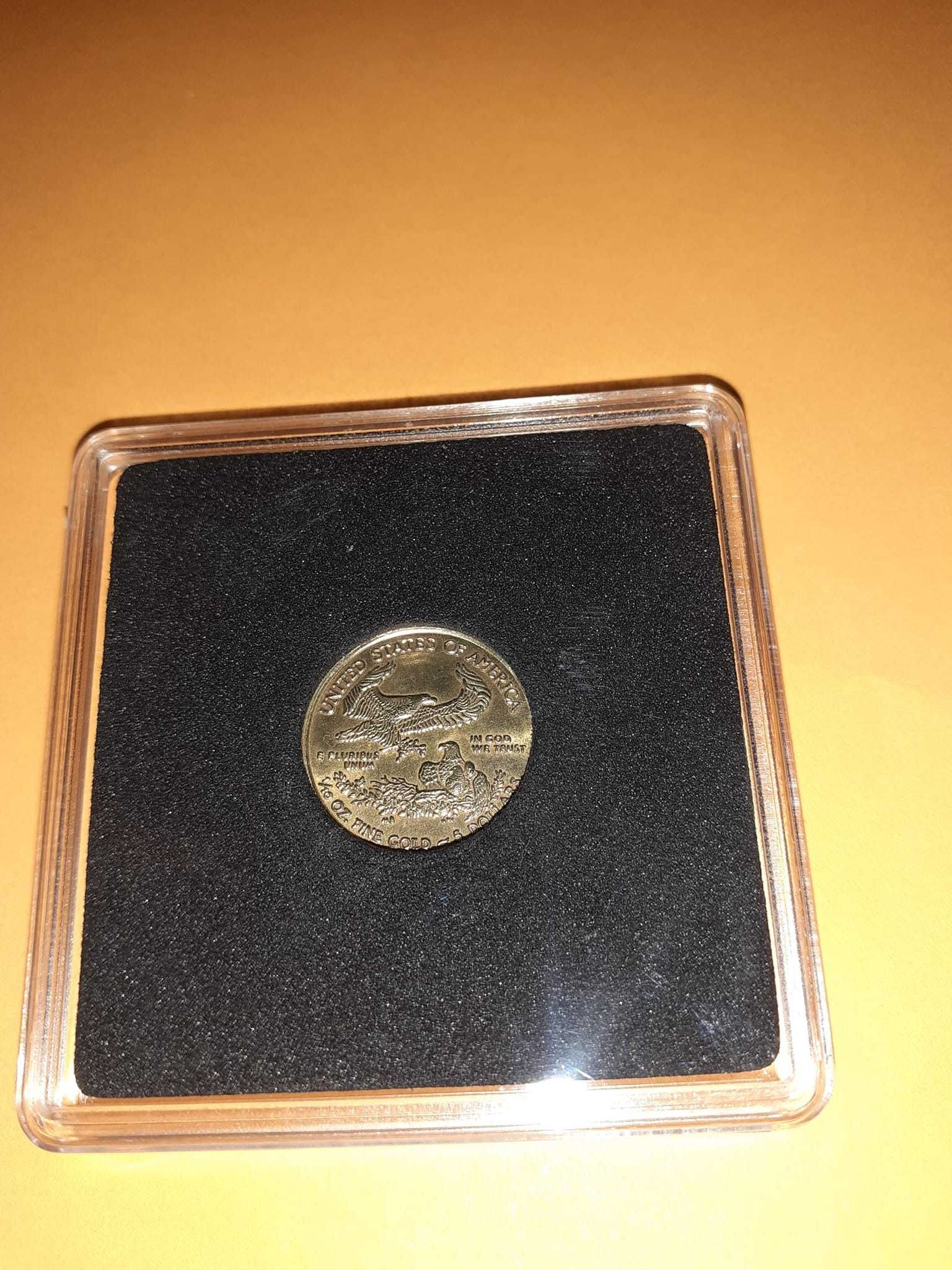 Moneda prezentare 1/10 oz de 5 dolari 2010 "American Gold Eagle" Type1