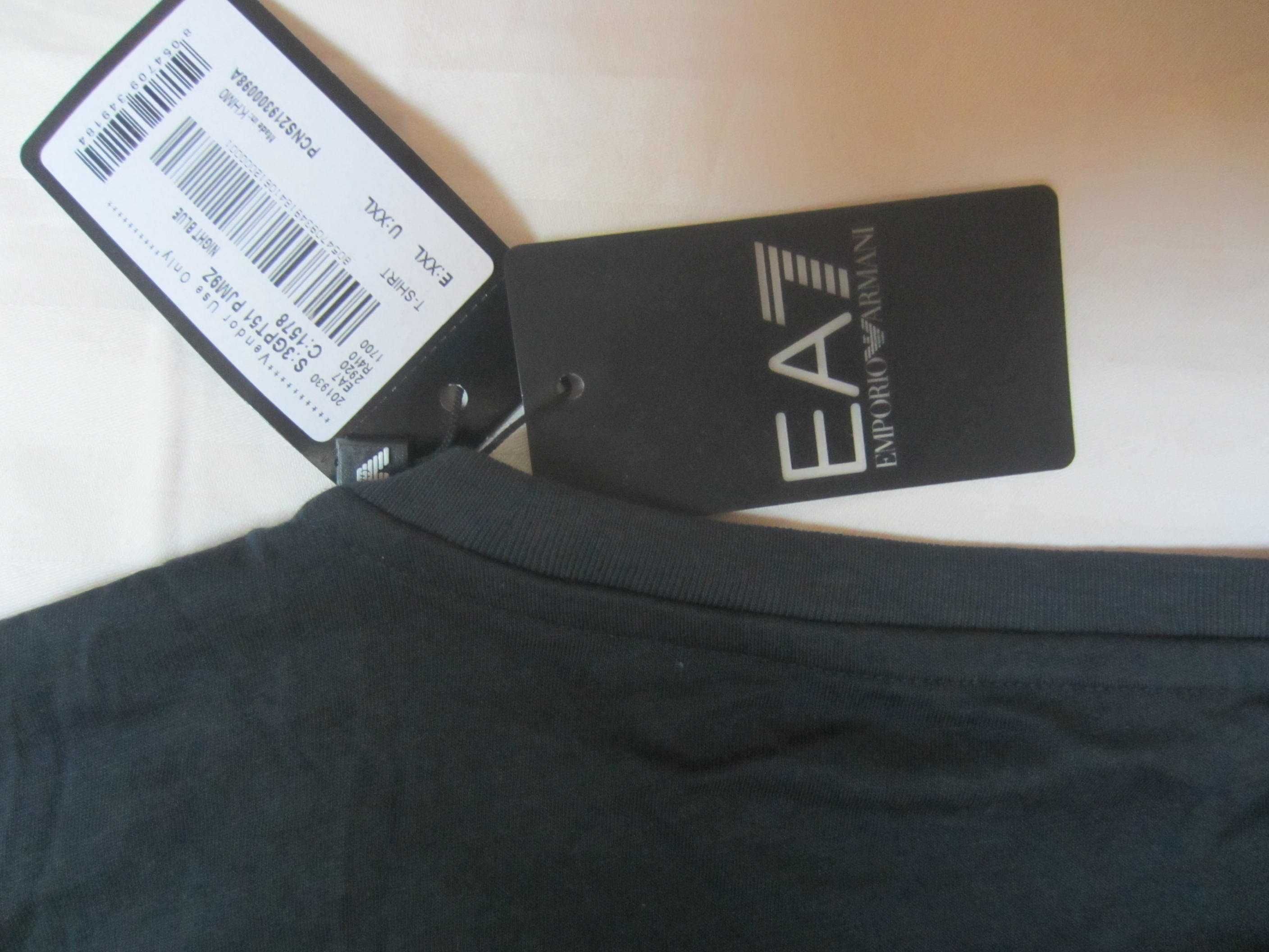 Tricou Emporio Armani,masura XXL,culoare Night Blue,nou-cu eticheta