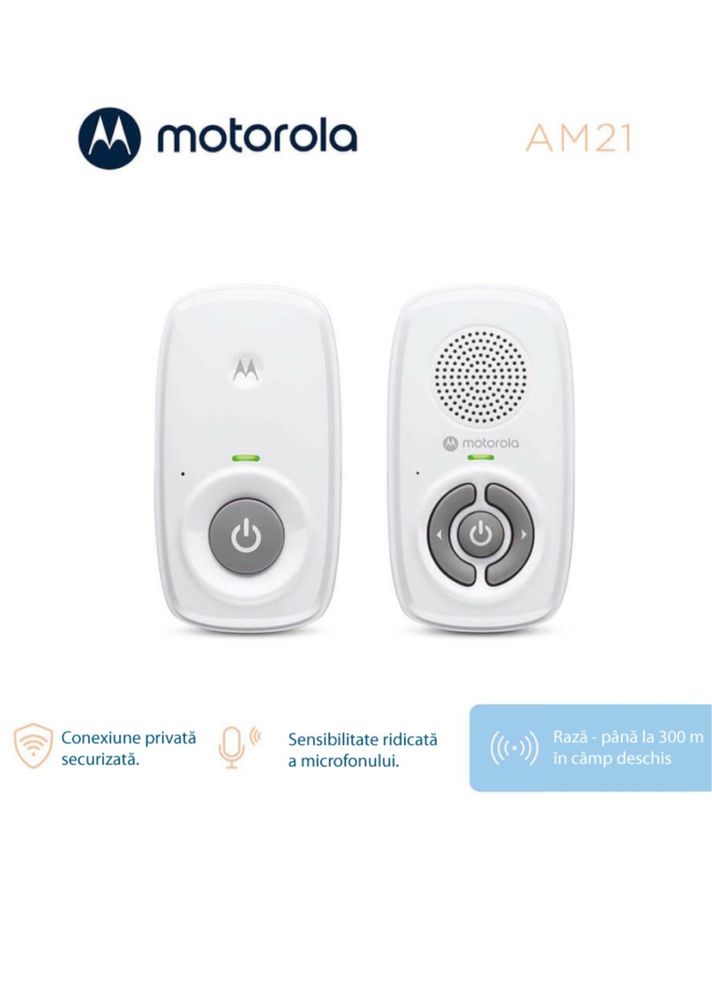 Baby Monitor Audio Motorola AM21, Raza 300m