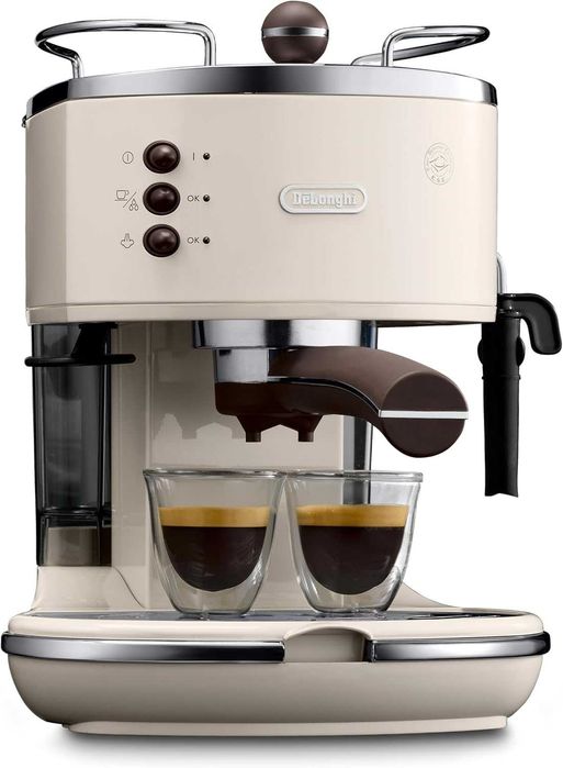 Кафемашина De'Longhi Icona Vintage ECOV 311, 1100W, бежова