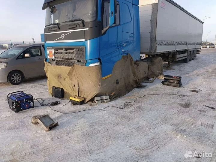 Отогрев грузовых авто любой сложности!