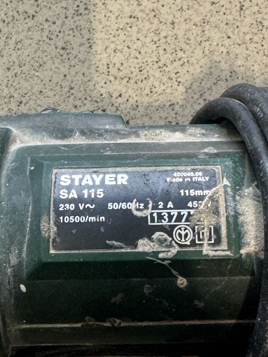 Ъглошлайф Stayer Италиански