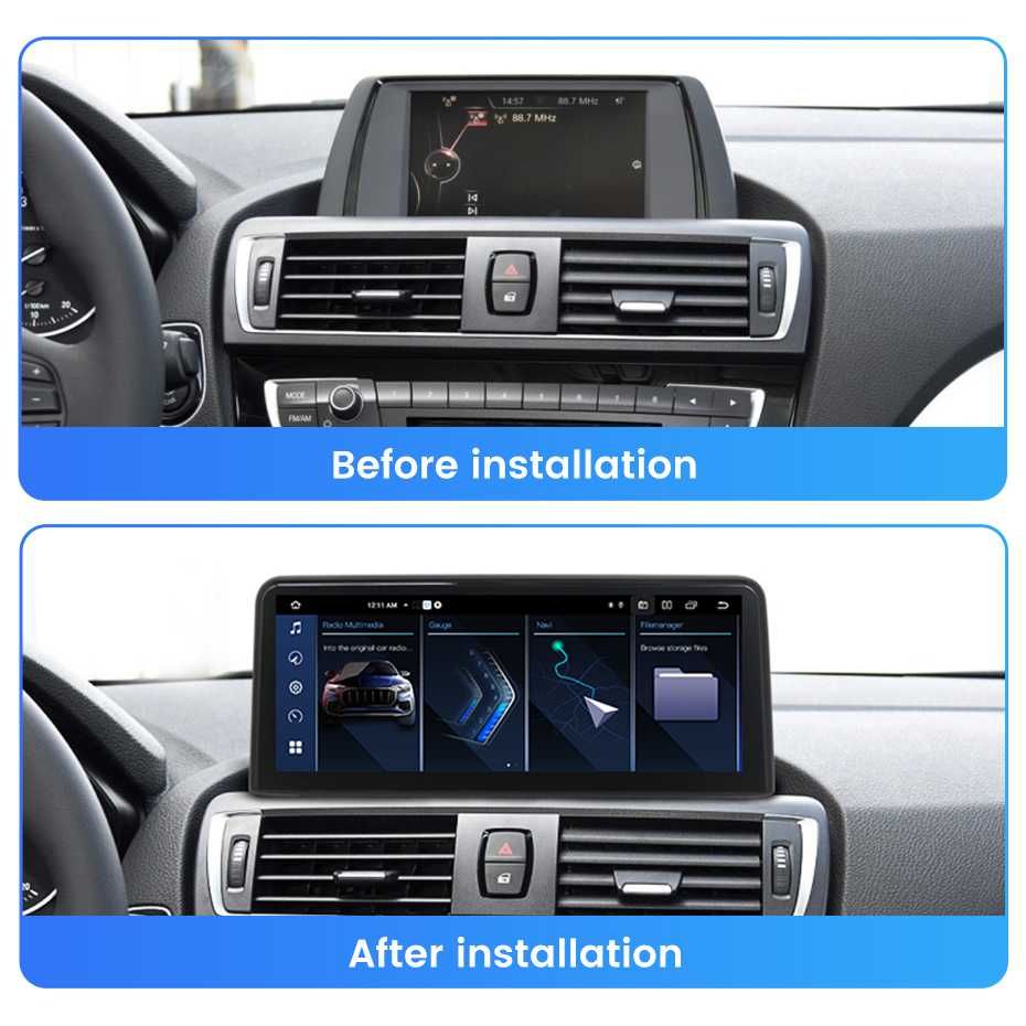 Navigatie BMW Seria 1 F20 F23 F22 F45 4/8 GB RAM Carplay Sim + Camera