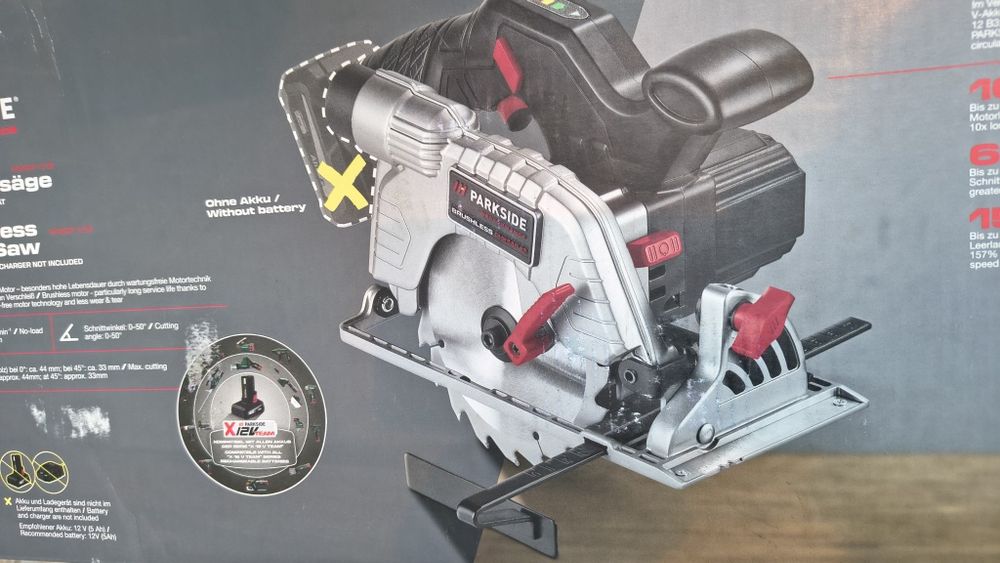 Circular parkside performance 12v