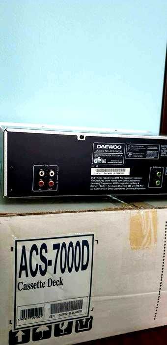 «Technics SL—PG440A», декa «DAEWOO ACS—7000», кaccеты