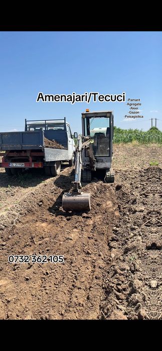 Miniexcavator, Autotilitara 3,5 tone de inchiriat.