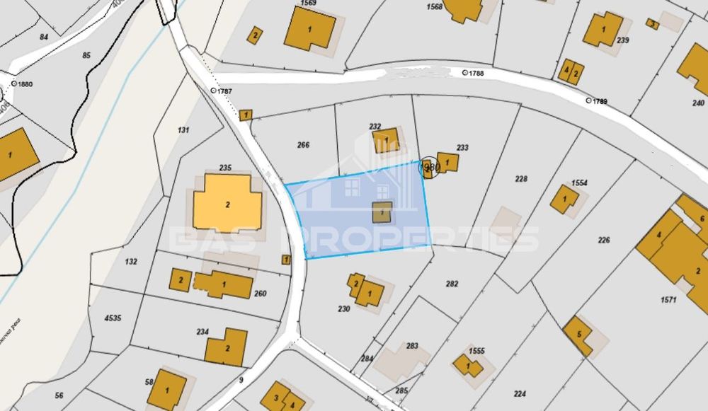 Парцел в София-Драгалевци площ 1010