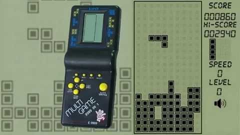 Тетрис игрушка старая