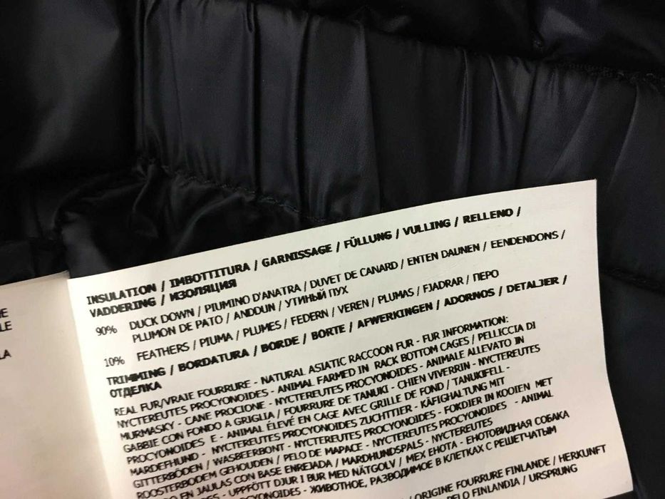 Woolrich Bomber Down Бомбър Пухено Дамско Яке Размер М Гъши Пух Черно