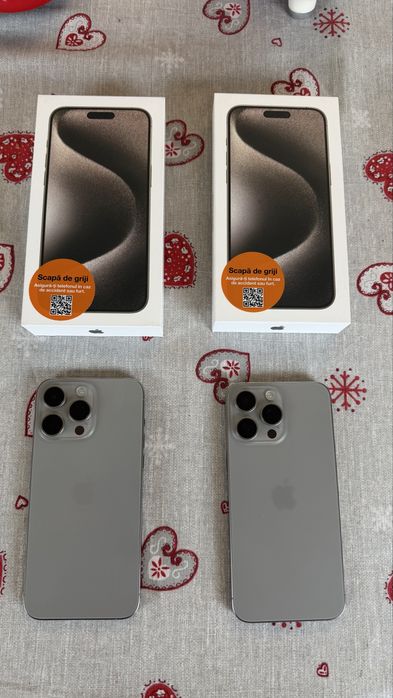 Vand Iphone 15 pro max natural titanium