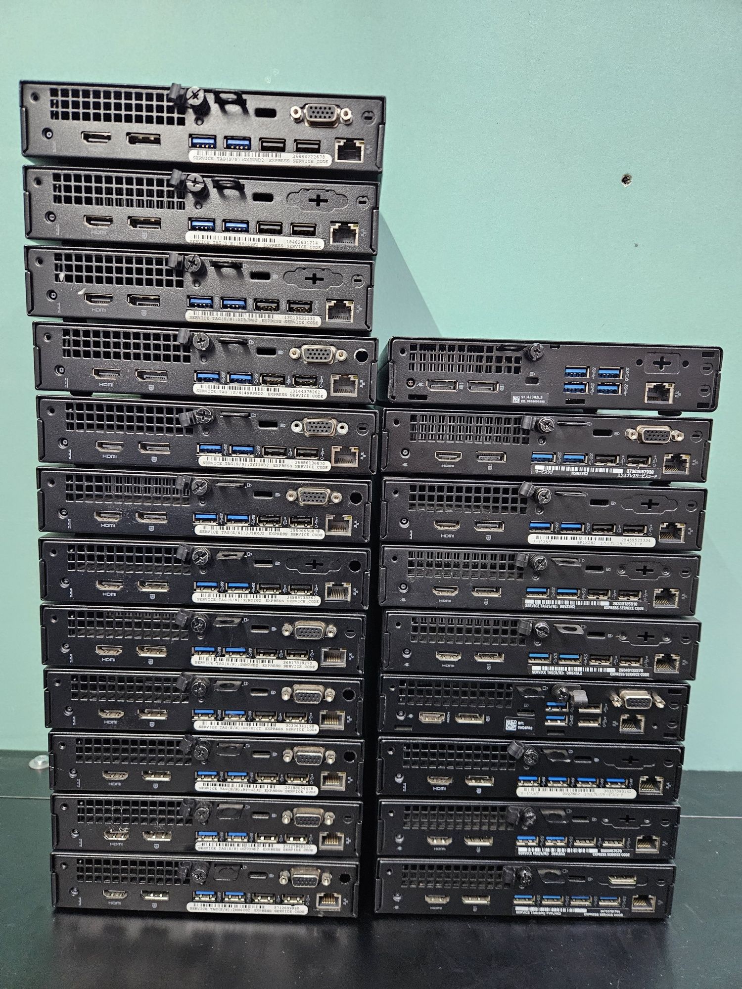21 x Dell Optiplex Micro 3040 / 3050 / 3060 / 5050 / 7040 / 3090