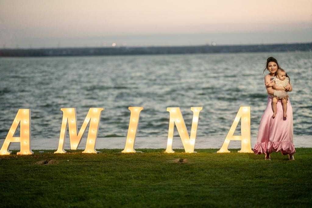 Litere Volumetrice Luminoase - Nunta, Botez, Aniversare, Corporate