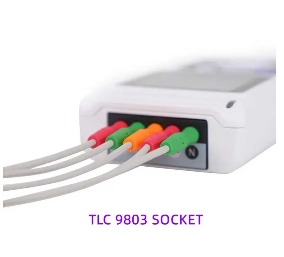 Холтер-кабель SETOXCARE для ЭКГ  Contec TLC9803, 5 выводов