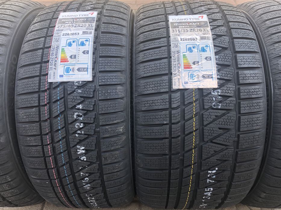 set anvelope noi iarna porsche macan 295/40/20 cu 265/45/20 kumho